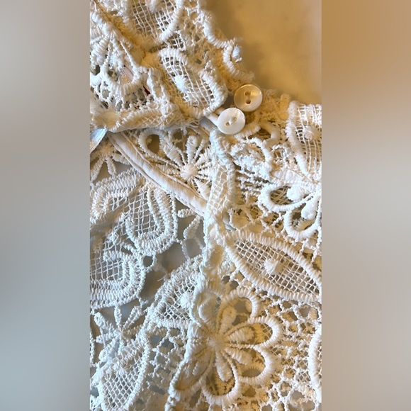 Free People Guipure Lace Mini Dress - Picture 8 of 12